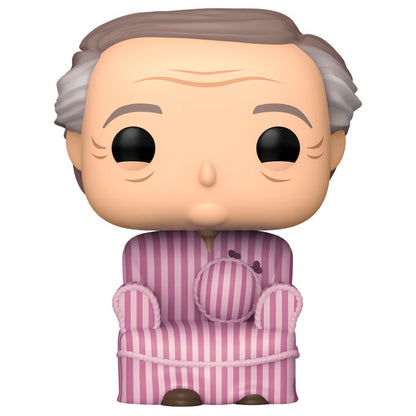 Figura Funko POP Premium de Horace Slughorn con atuendo de rayas rosas