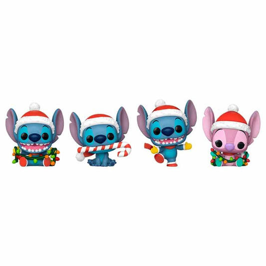 Árbol navideño Funko Pocket POP! con cuatro minifiguras de Stitch - 2