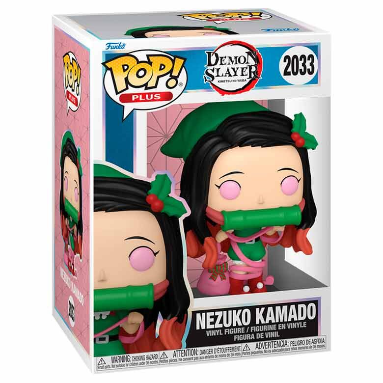 Figura Funko POP Plus de Nezuko Kamado Holiday de Demon Slayer - 2