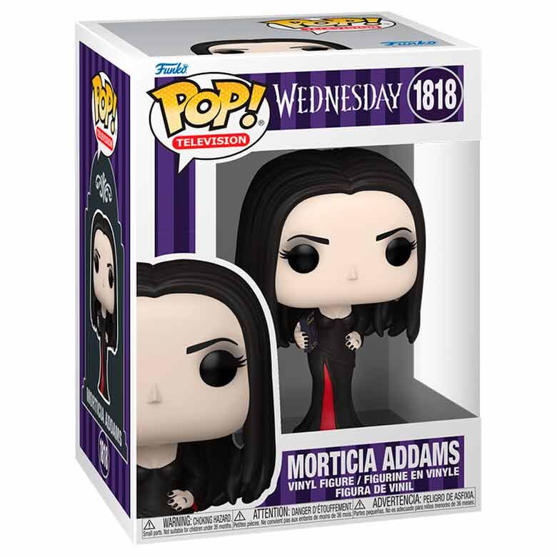 Figura Funko POP! de Morticia Addams con vestido negro y libro - 2