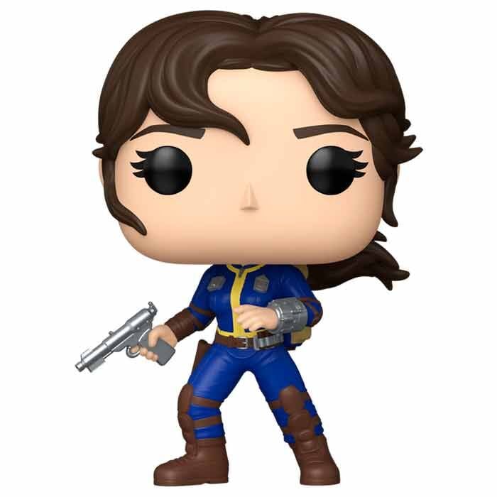 Figura Funko POP! de Lucy MacLean de Fallout con uniforme y arma