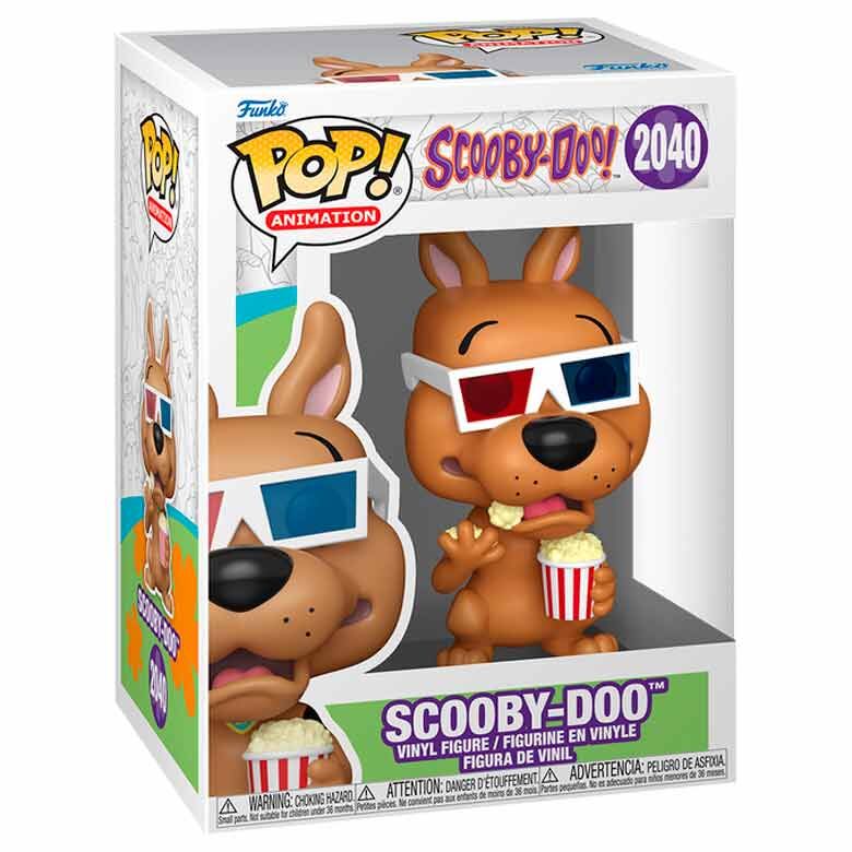 Figura Funko POP! de Scooby-Doo con gafas 3D y palomitas - 2