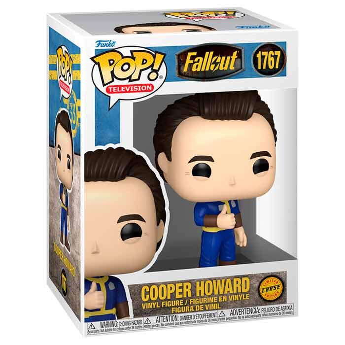 Figura Funko POP! Fallout Cooper Howard Chase en caja