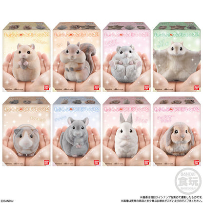 Figuras BANDAI Mofu Mofu Tenori Friends Wave 2 de animales en cajas