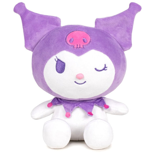Peluche Kuromi Lilac morado con detalles rosas