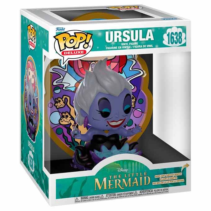 Figura Funko POP! Deluxe de Úrsula de La Sirenita con base marina morada - 2