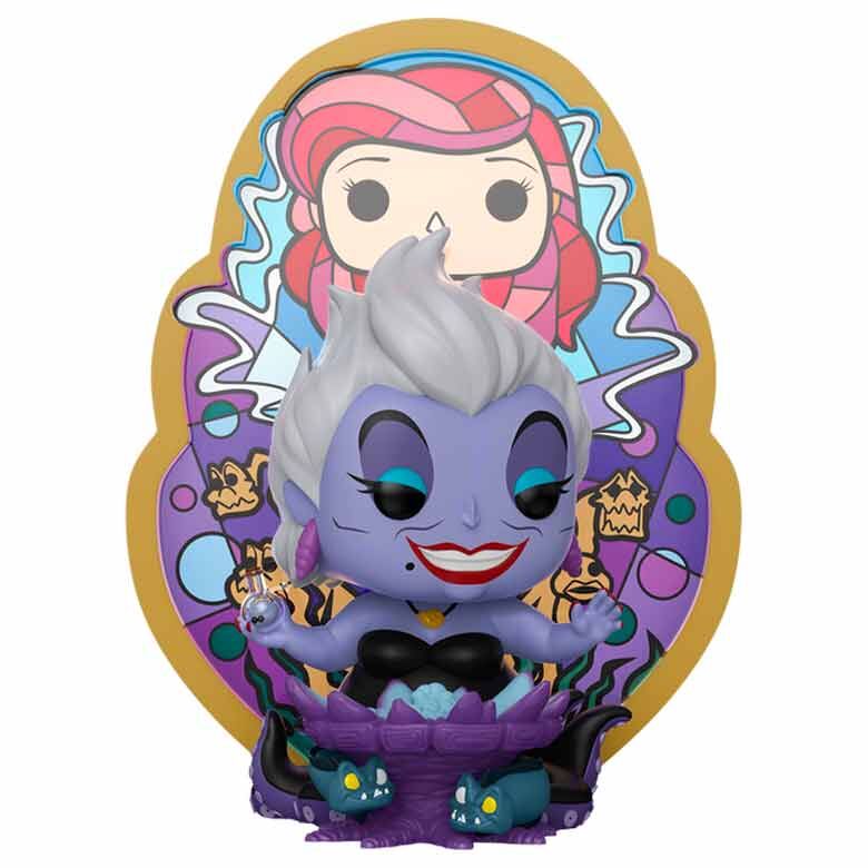 Figura Funko POP! Deluxe de Úrsula de La Sirenita con base marina morada