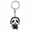 Llavero FUNKO Pocket POP! Ghost Face con máscara blanca y atuendo negro