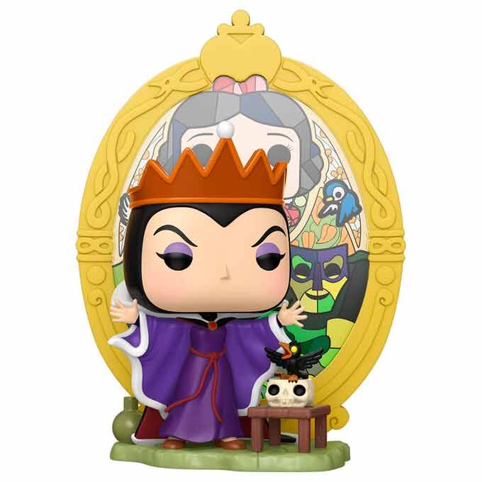 Figura Funko POP! Deluxe de Evil Queen de Blancanieves con espejo dorado