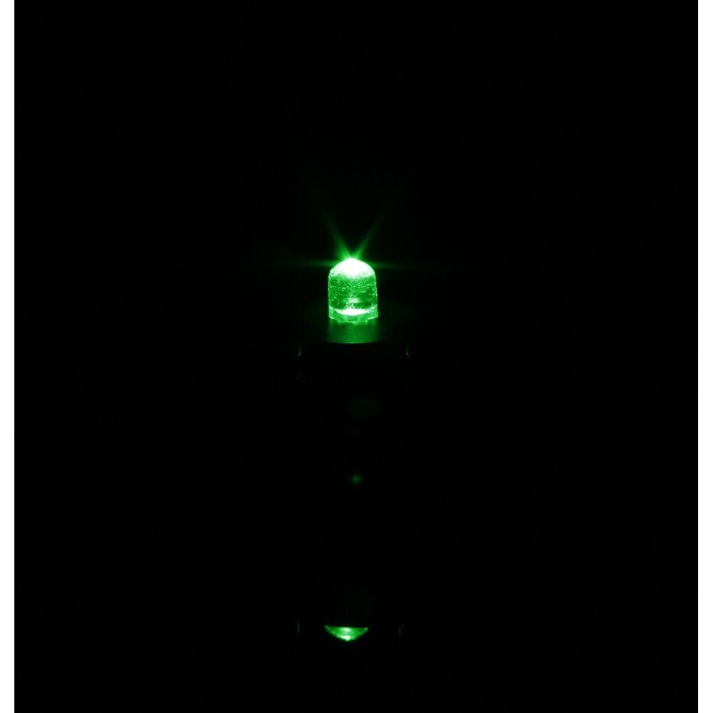 Luz LED verde BANDAI HOBBY con carcasa negra e interruptor integrado - 2