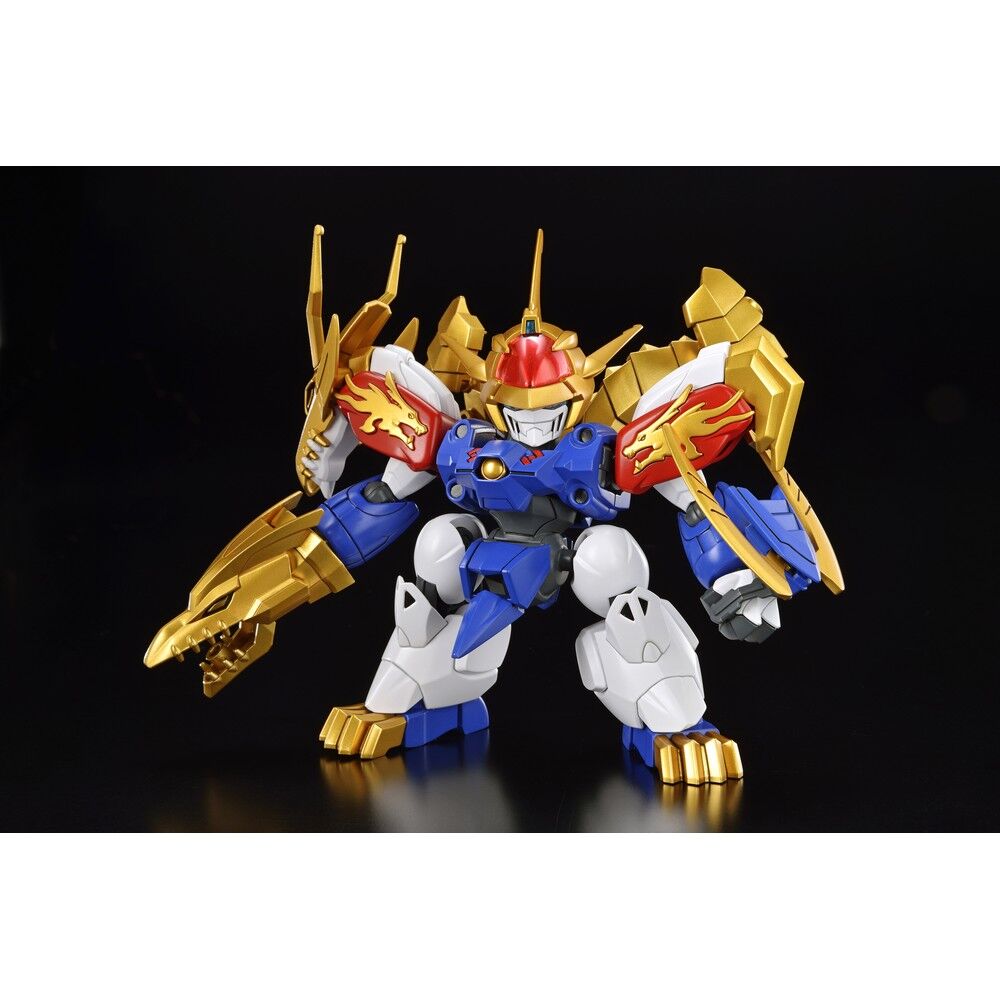 Figura Ryujinmaru de Mashin Hero Wataru con armadura azul, blanca, roja y dorada - 2