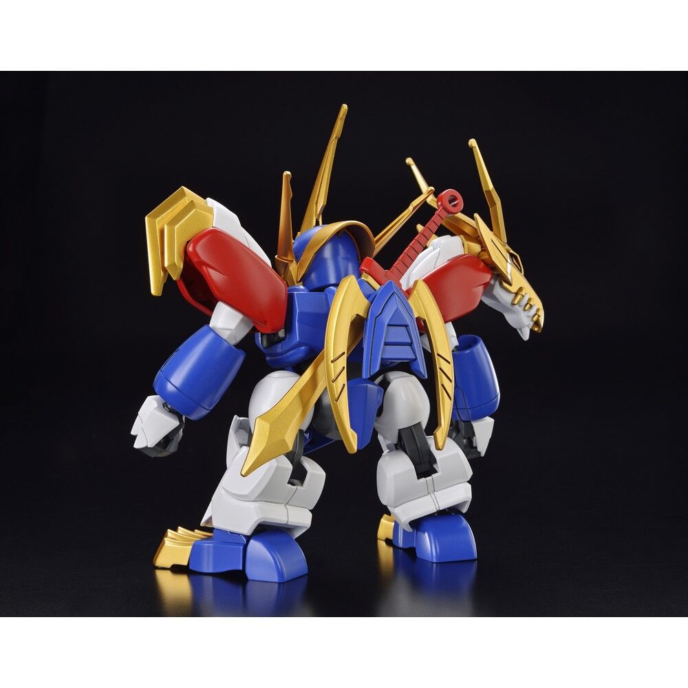 Figura Ryujinmaru de Mashin Hero Wataru con armadura azul, blanca, roja y dorada - 3