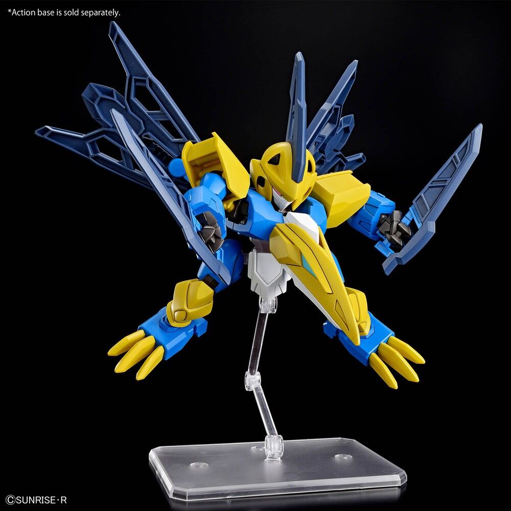 Figura Tenshohmaru de Mashin Hero Wataru en amarillo y azul - 5