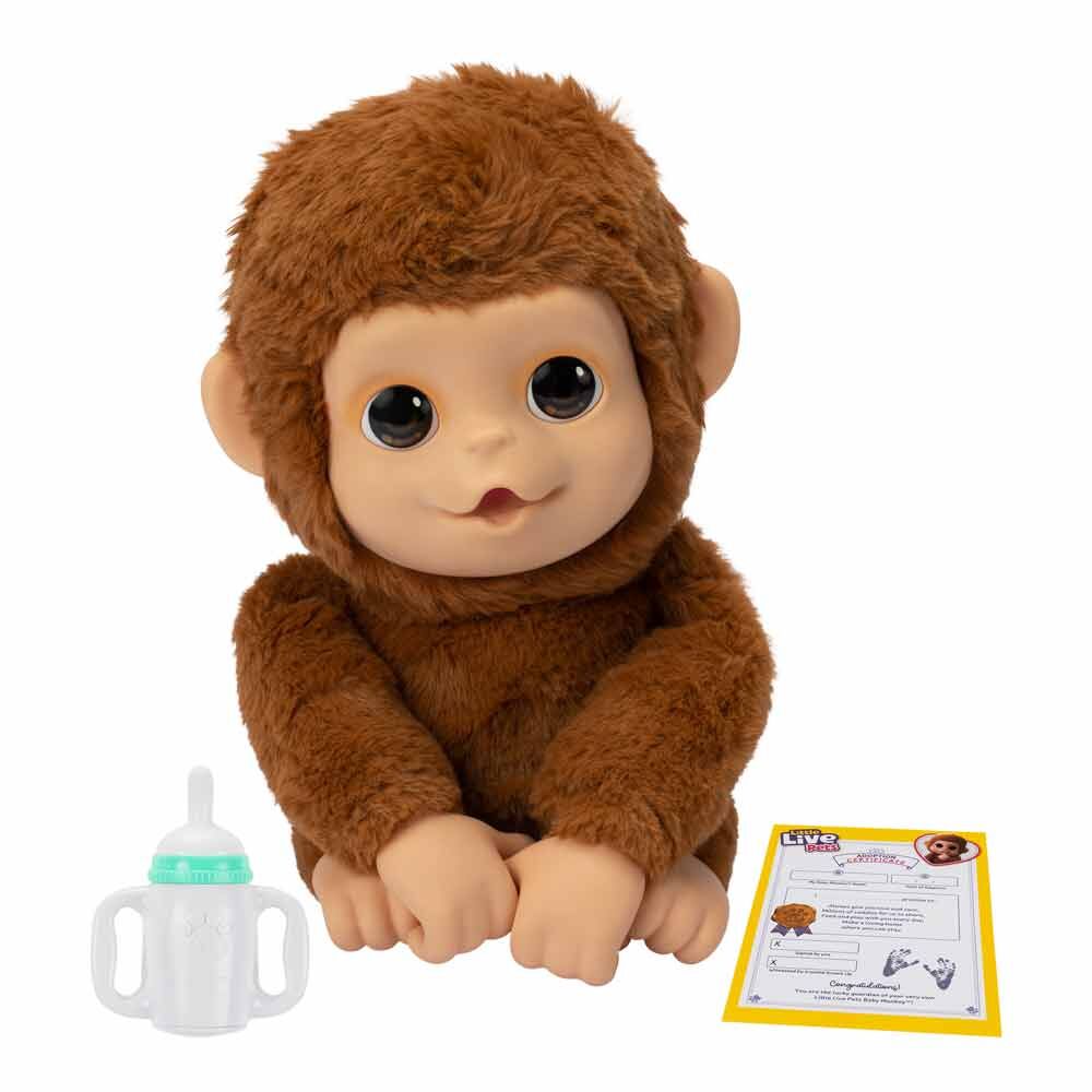 Little Live Pets My Baby Monkey Mango con biberón - 2