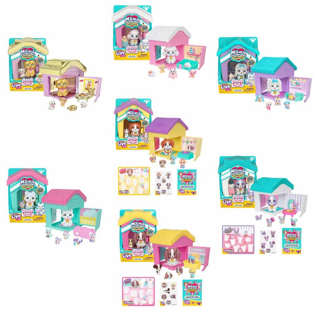 Mama Surprise Families La Casa surtida con mamá y cachorros