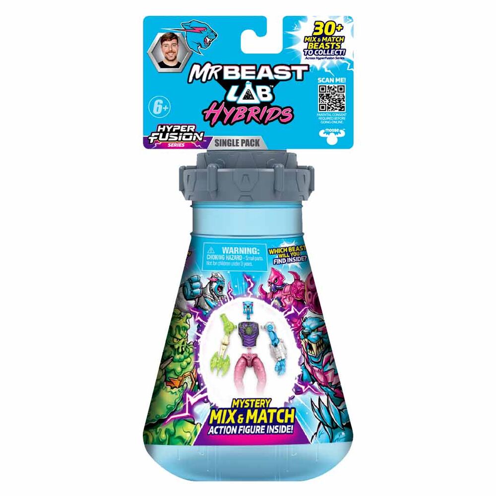 Figura MrBeast Lab Hybrids en recipiente de laboratorio