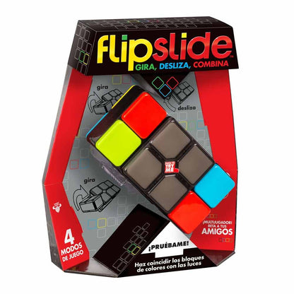 Juego electrónico portátil MOOSE FlipSlide con bloques de colores