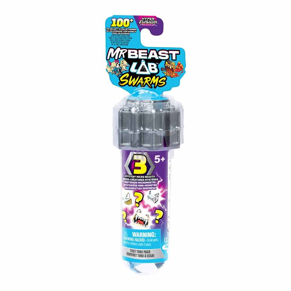 Figuras MrBeast Lab Swarms surtido con 3 microcriaturas - 2