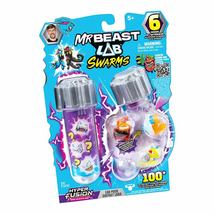 Blíster MOOSE Mr Beast Lab Swarms con 6 figuras surtidas - 2
