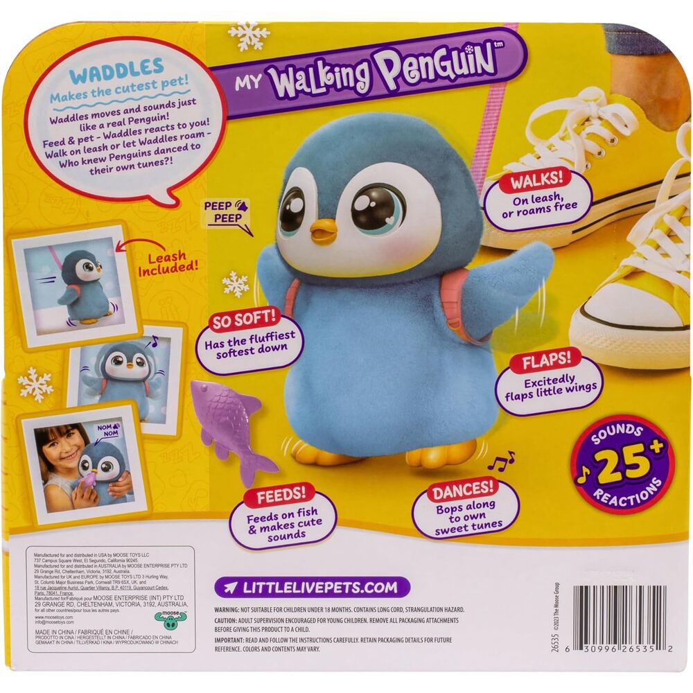 Waddles, pingüino mascota interactivo de Little Live Pets - 5