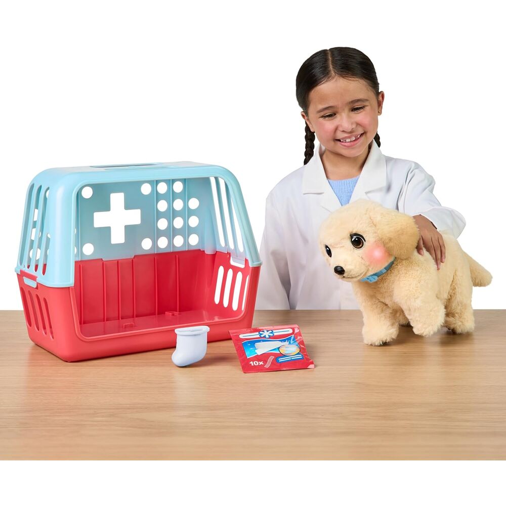 Peluche interactivo Cooper Retriever de Little Live Pets Ouchies - 4