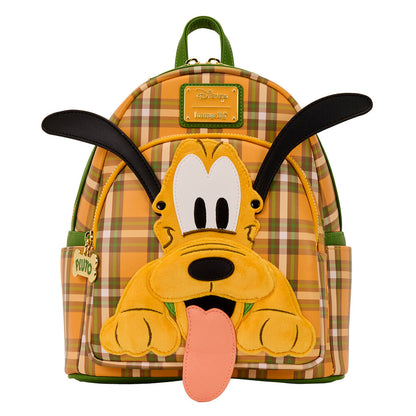 Mochila Loungefly de Pluto Disney con estampado de cuadros - 2