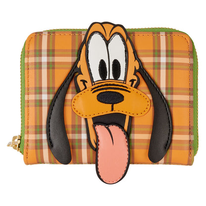 Cartera Loungefly de Pluto Disney con estampado de cuadros