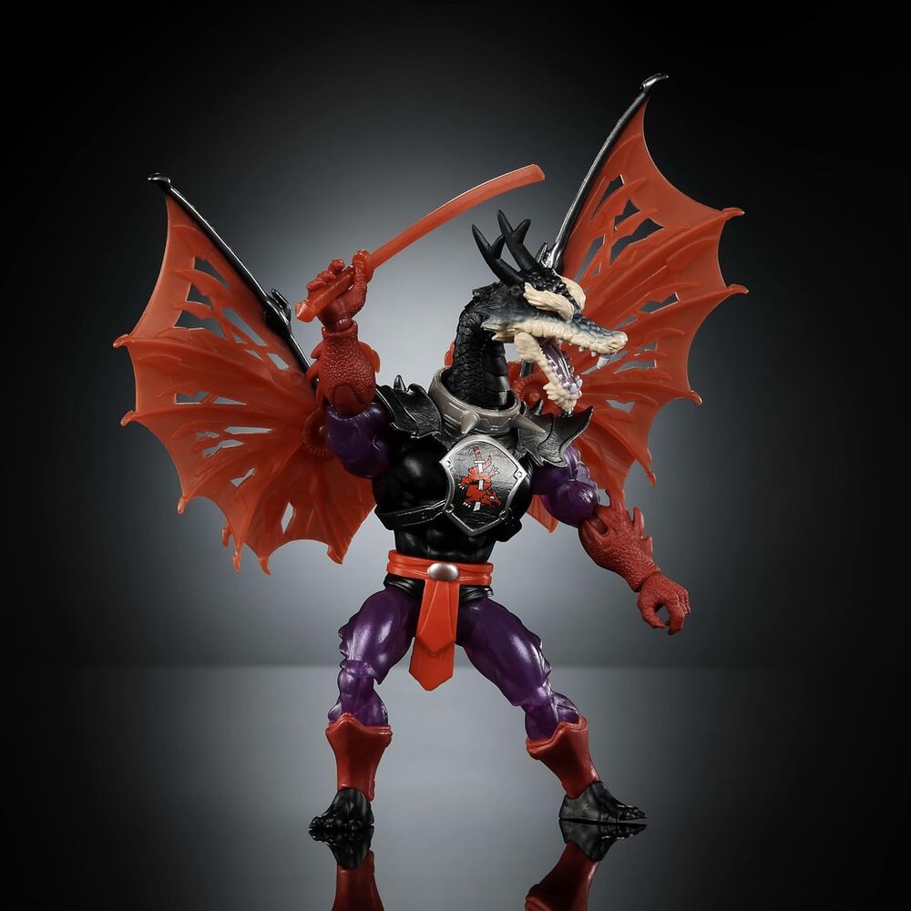 Figura Mutated Ninjor de Turtles of Grayskull con alas translúcidas y espada - 3