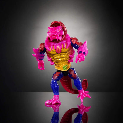 Figura articulada Rattlor Turtles of Grayskull de colores rosa y azul - 4