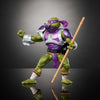 Figura articulada de Donatello Turtles of Grayskull con vara y armadura