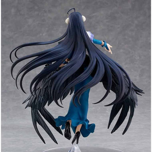 Figura Pop Up Parade de Albedo de Overlord con vestido azul oscuro y grandes alas negras - 3