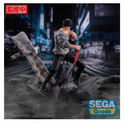 Figura SEGA Figurizma de Toji Fushiguro de Jujutsu Kaisen sobre base rocosa - 2