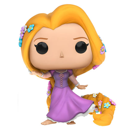 Figura Funko POP! de Rapunzel de Enredados con vestido morado y flores
