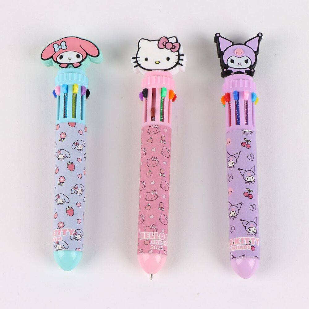 Bolígrafo multicolor Hello Kitty de 10 colores surtido - 2