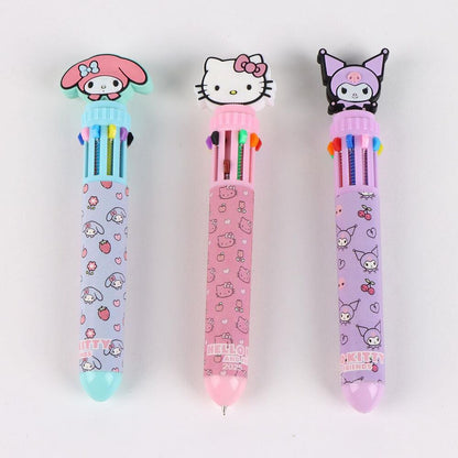 Bolígrafo multicolor Hello Kitty de 10 colores surtido - 2