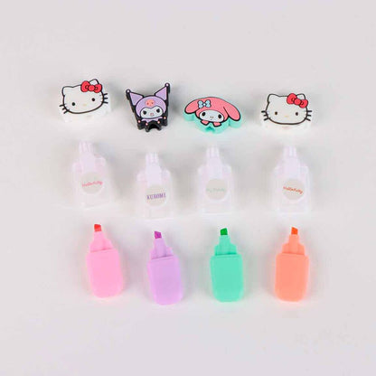 Set de cuatro subrayadores Hello Kitty and Friends en colores surtidos - 3
