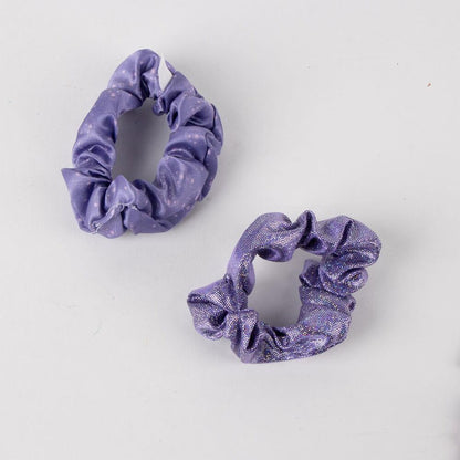 Set de accesorios para el pelo Kuromi con pinzas y coleteros morados - 6