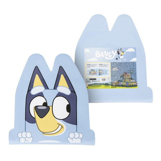 Set de papelería para colorear Bluey CERDÁ en bandeja azul - 2