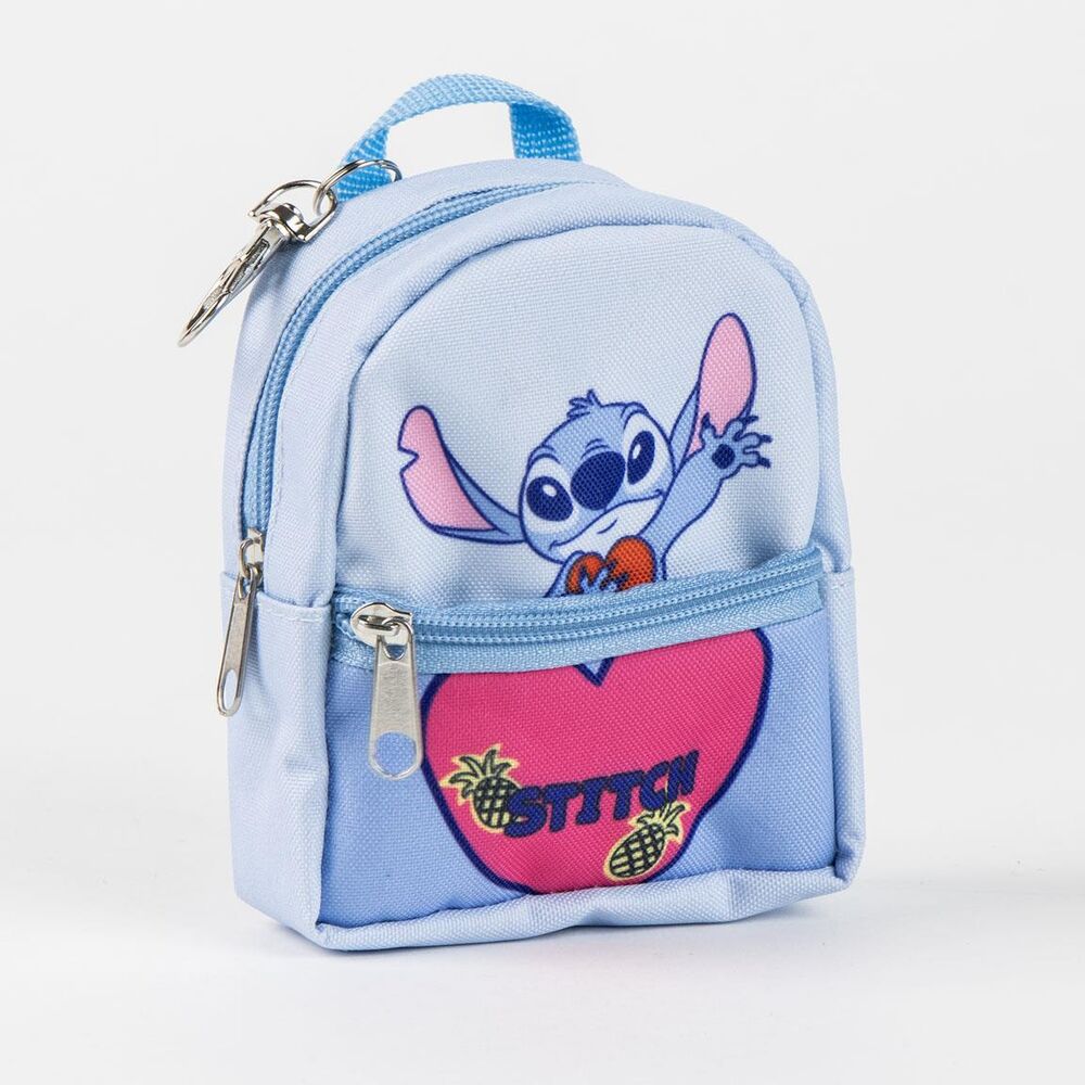 Set de papelería Stitch Disney con mini mochila llavero - 4
