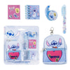Set de papelería Stitch Disney con mini mochila llavero