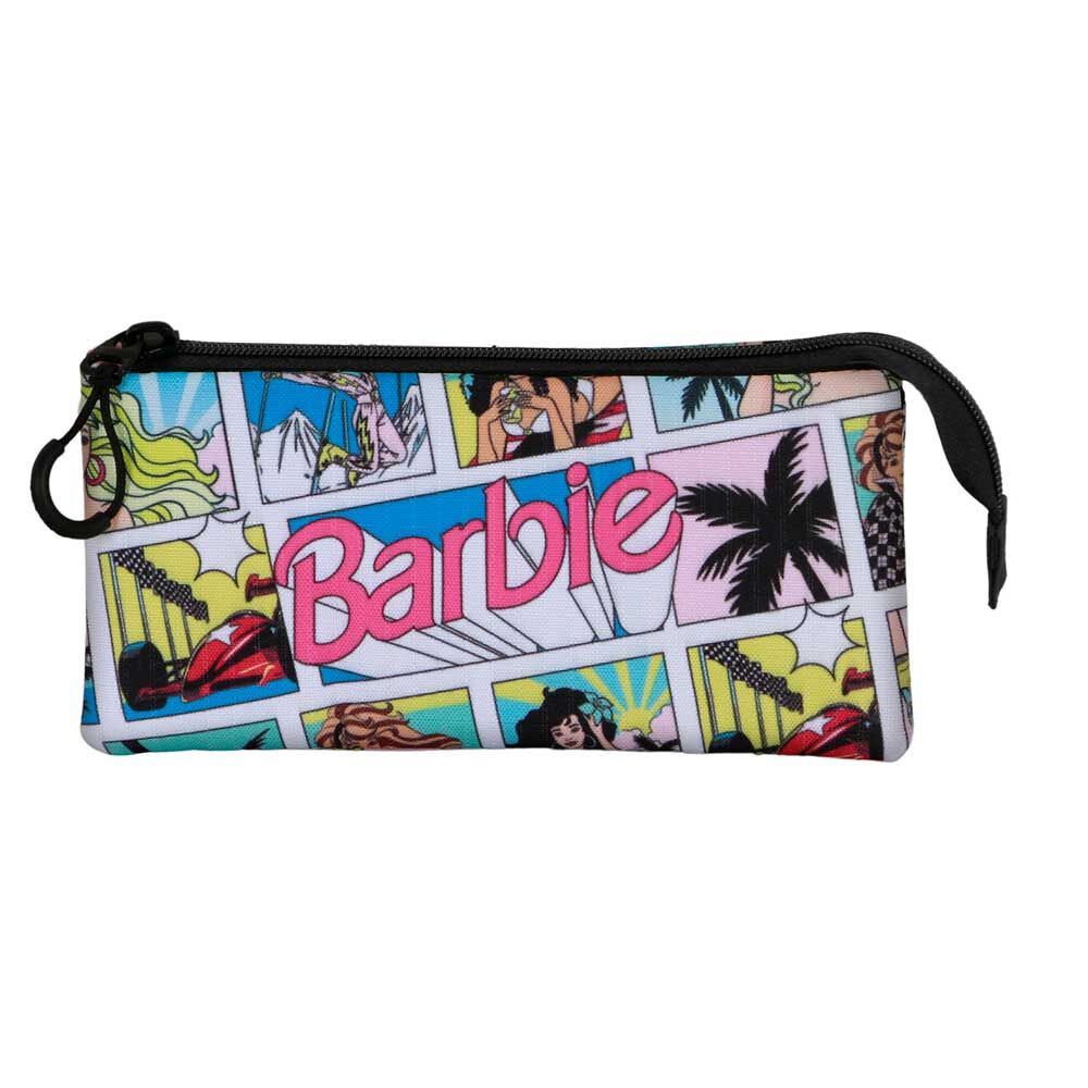 Portatodo triple plano Comic Barbie con estampado de viñetas - 2