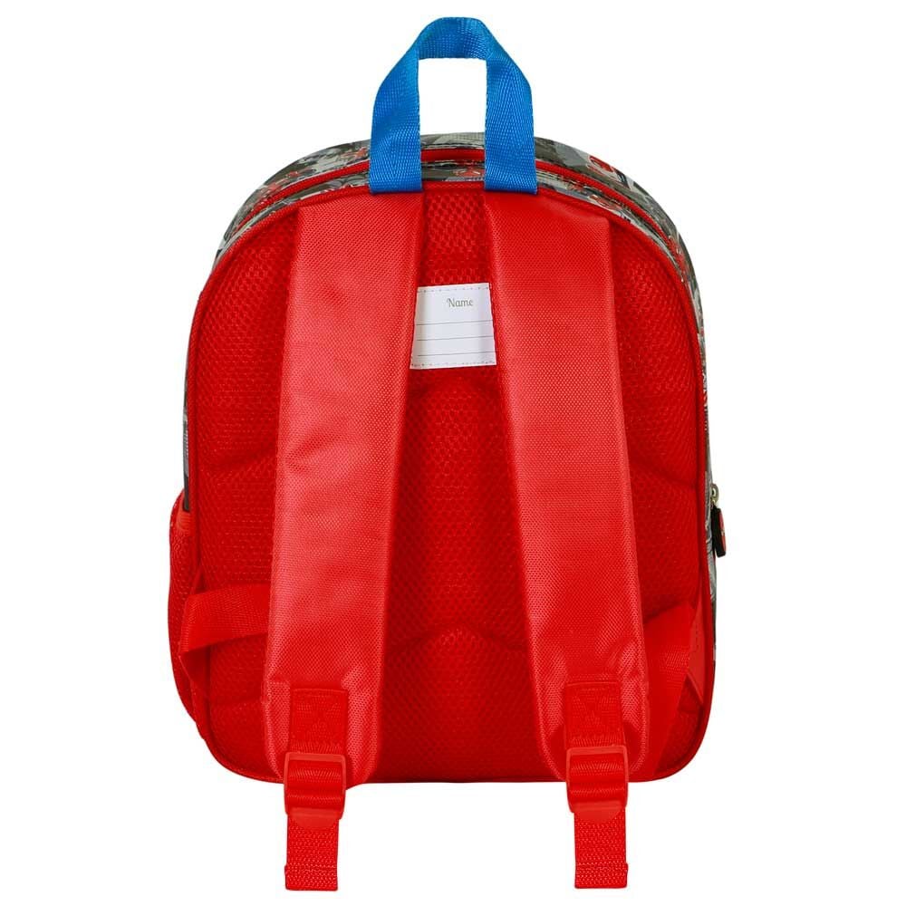 Mochila preescolar 3D de Spider-Man Marvel en rojo y gris - 2