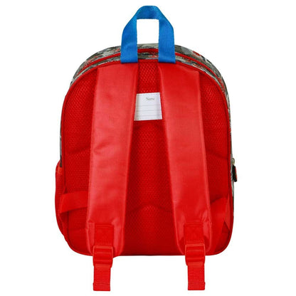 Mochila preescolar 3D de Spider-Man Marvel en rojo y gris - 2