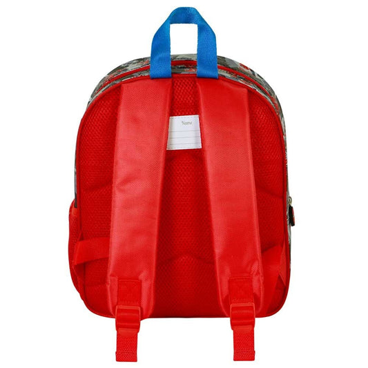 Mochila preescolar 3D de Spider-Man Marvel en rojo y gris - 2