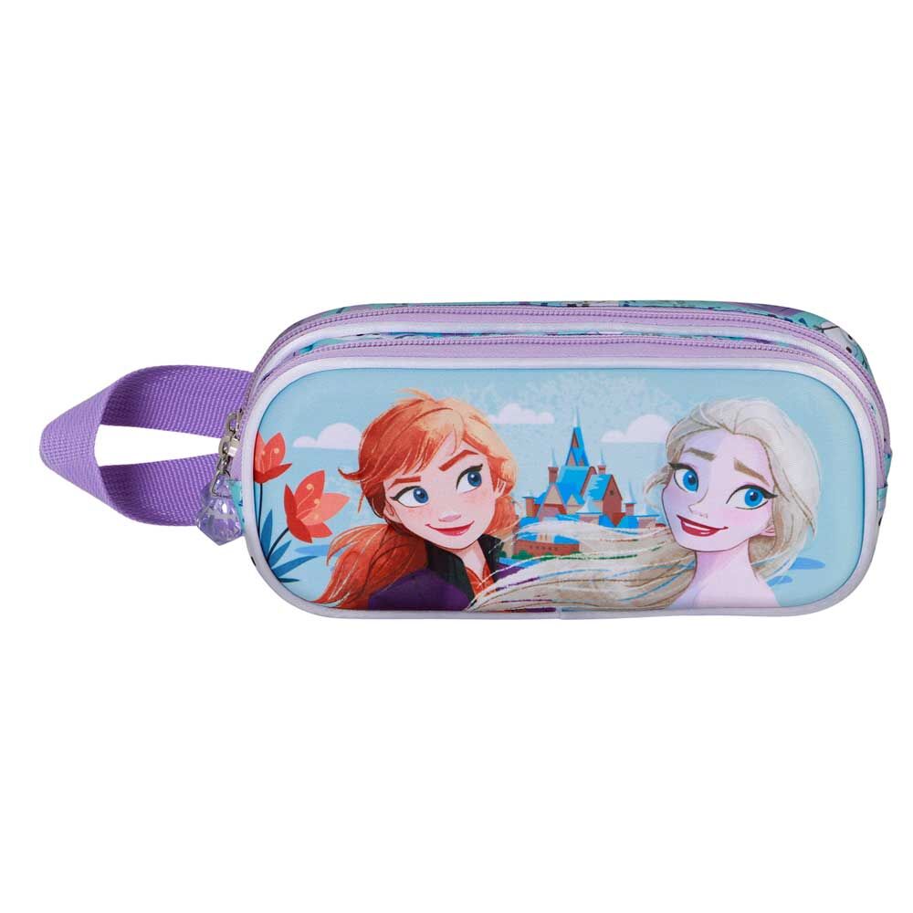 Portatodo doble Frozen 2 con Anna y Elsa en relieve - 3
