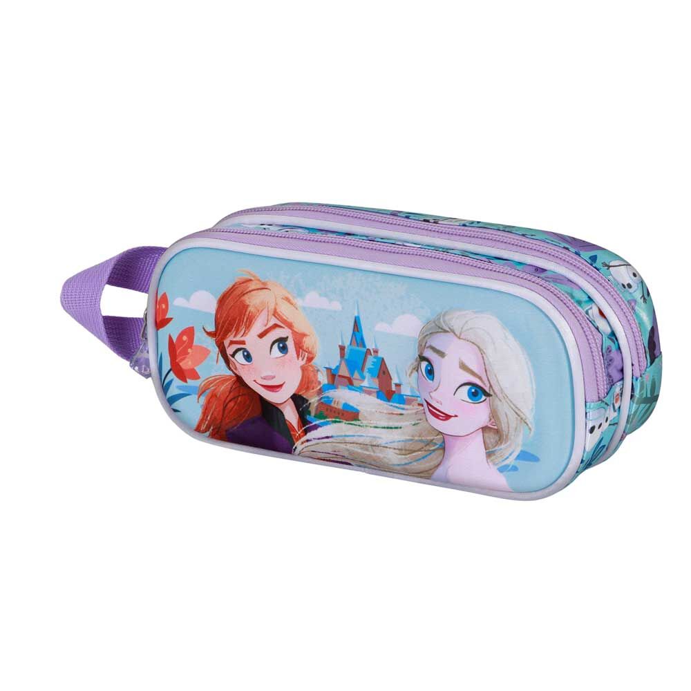 Portatodo doble Frozen 2 con Anna y Elsa en relieve