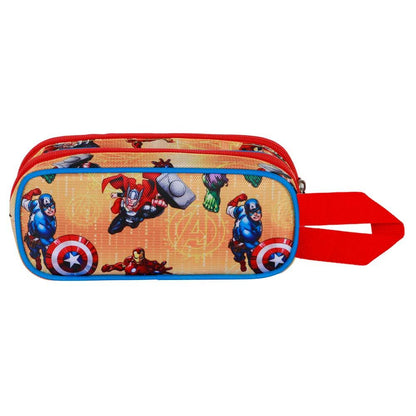 Portatodo doble 3D de Los Vengadores con Hulk, Capitán América e Iron Man - 2