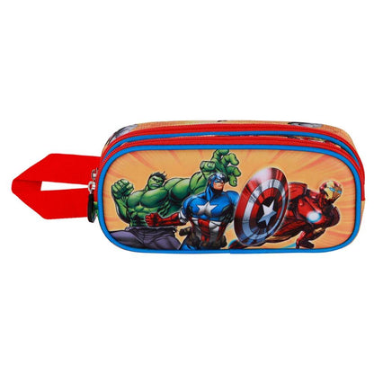 Portatodo doble 3D de Los Vengadores con Hulk, Capitán América e Iron Man - 3