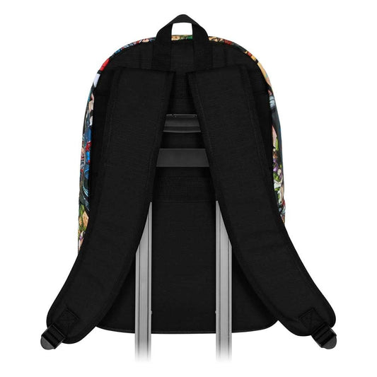 Mochila Marvel Spider-Man con estampado de viñetas y bolsillo frontal - 4