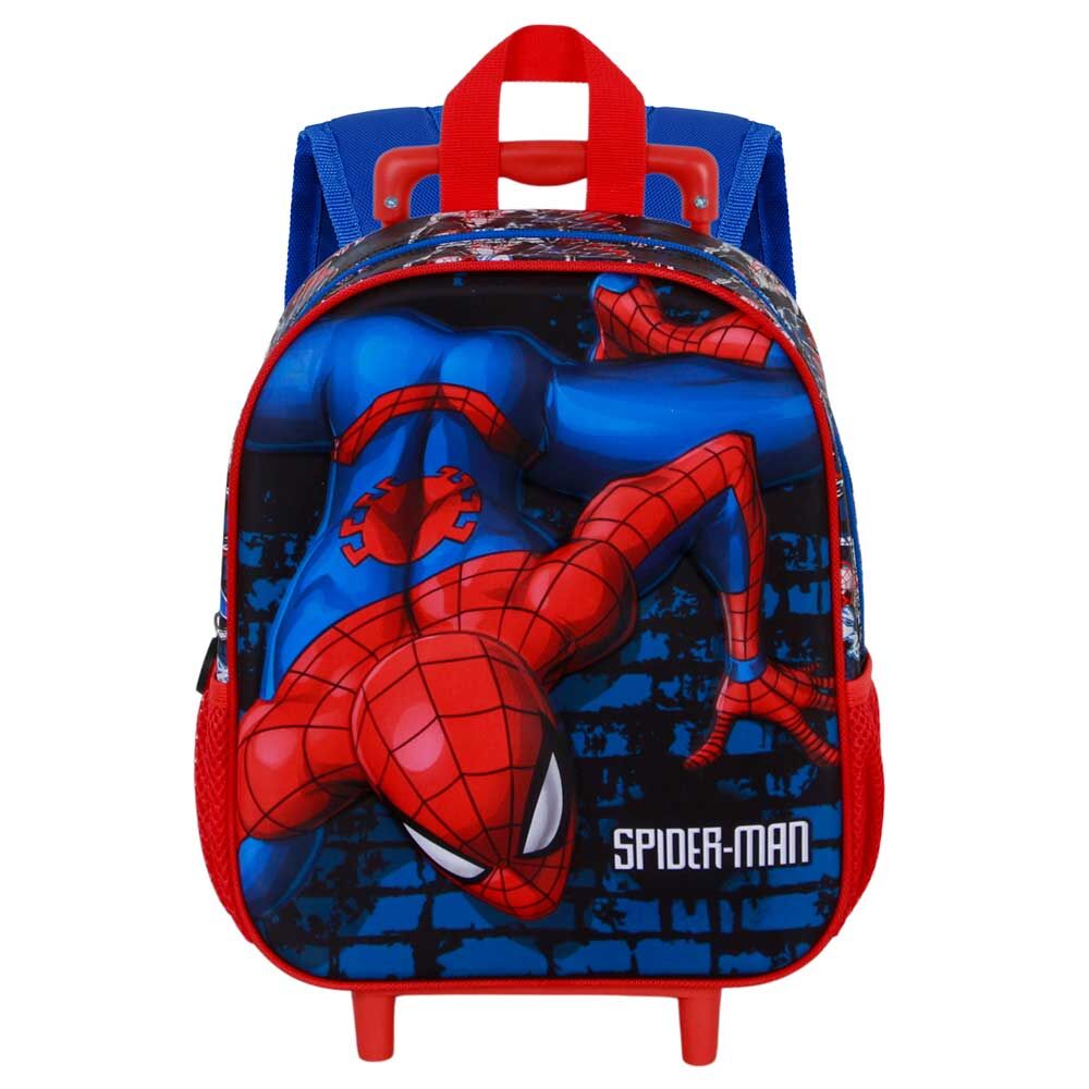 Trolley mochila infantil Spider-Man Marvel 3D con dos ruedas - 2